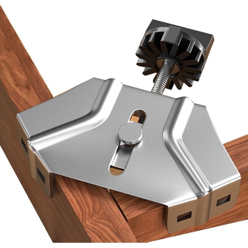Rechtwinklige Zange, Holzschraubzwinge 90° Für Montage, Präzise Einstellbare Ergonomische Zubehörteile Für Rahmenbau, Schweißen Und Möbelherstellung Mit Verstärkter Halterung