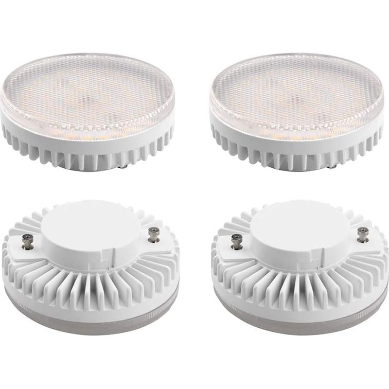 5w Gx53 Led-glühbirne, Super Hell, 1000lm, Kaltweiß 6000k, Entspricht 100w Halogenlampe, Für Unterbauleuchten Und Arbeitsplattenbeleuchtung, Regale Usw. (4 Stück, Nicht Dimmbar)