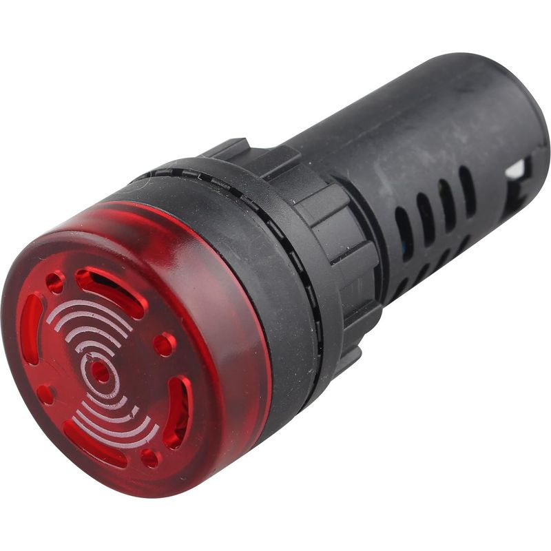 Ad16–22sm Led-summer Alarmsignal Leuchte Blinker Warngerät Dc 12 V 20 Ma 22 Mm Durchmesser