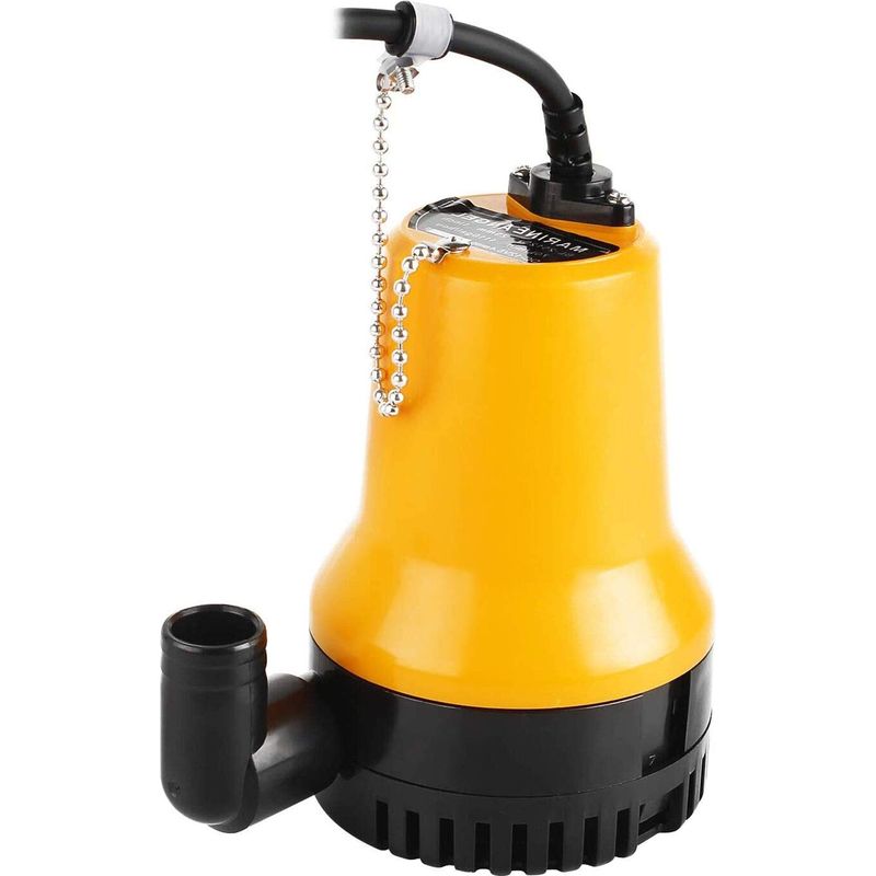Tauchpumpe Dc 12 V 60 W 3600 L/h Für Teichboot Mit