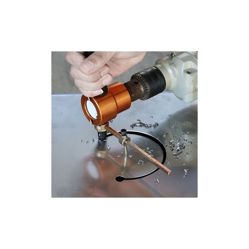 Elektro-handblechschere Für Metall – Multidirektionales Schneiden Bis 350° – Schnittstärke Bis Zu 1,8 Mm – Für Eisen- Und Edelstahlbleche –