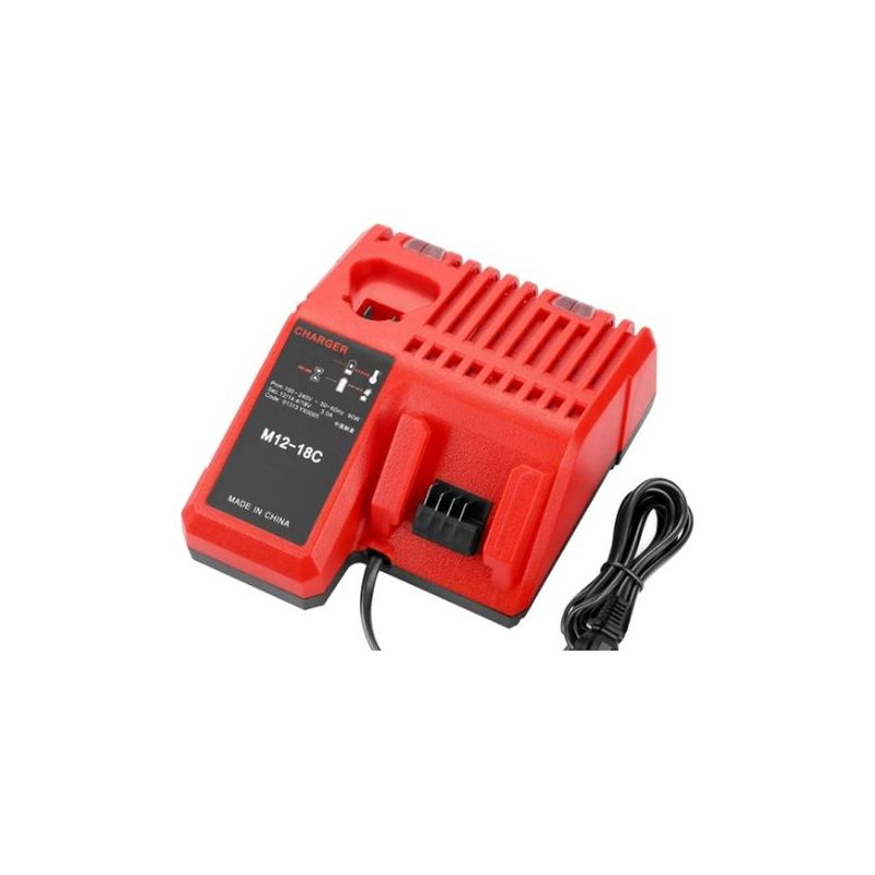 12 / 14,4 / 18 V 3,0 A Milwaukee Doppel-ladegerät, Schnellladegerät Für Lithium-ionen-akkus - Eu-stecker