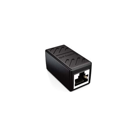 1x Cat6 Kuppler Steckverbinder Kabel Netzwerkkabel Patchkabel Ethernet Adapter Modular Geschirmt 2x Rj45 Buchse Dsl Lan Schwarz