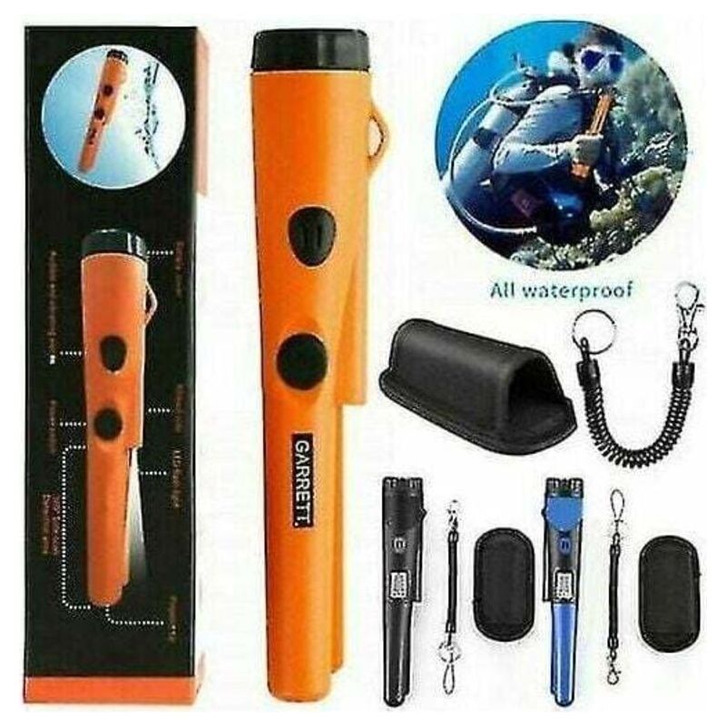 Garrett Pro-pointer Metalldetektor – 9v Stromversorgung – 30h Akkulaufzeit – Maximale Empfindlichkeit – Wasserdicht Für Den Außeneinsatz