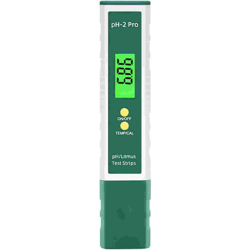 Digitaler Ph-meter Mit Litmus-teststreifen Für Funktions-/temperaturmessung, Multifunktionaler Tester Mit 0,01 Hoher Präzision