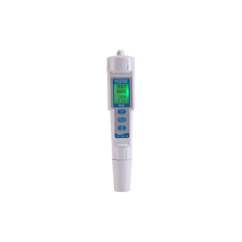 3-in-1 Digitales Ph-ec-messgerät Und Thermometer, 0,01 Ph Hochpräziser Wassertester Für Trinkwasser Zu Hause, Schwimmbäder Und Aquarien