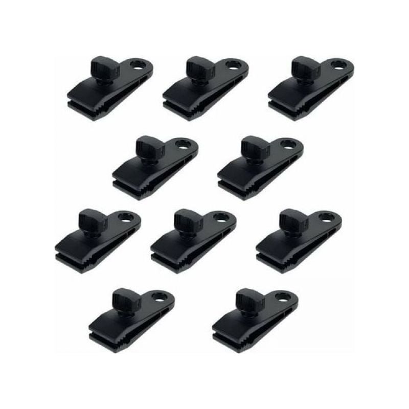 10 Stück Zeltklammern Aus Kunststoff, Plane-clips, Vielseitige Sicherungsklammern Für Nylon-zelte, Planenklammern Für Camping, Planen, Wohnwagen Und Gartenschattensegel