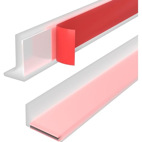 Dichtungsstreifen Für Duschbodenschwelle – Selbstklebender, Wasserdichter Silikondichtungsstreifen, Auslaufsicher Und Flexibel, Geeignet Für Duschkabinen, Badewannen Und Waschbecken, 200 Cm