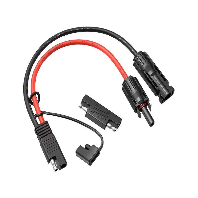 Photovoltaik-solarstecker Auf Sae 10 Awg Pv-kabel Für Solarmodule Und Batterieladegerät (pv-solarstecker-sae)