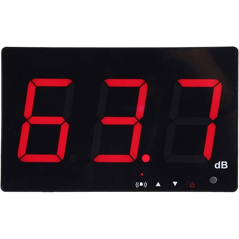 Tragbarer Digitaler Schallpegelmesser 30–130 Db – 9,6-zoll-lcd-hintergrundbeleuchtung – Usb-stromversorgung – Datenaufzeichnung Alle 2 Sekunden