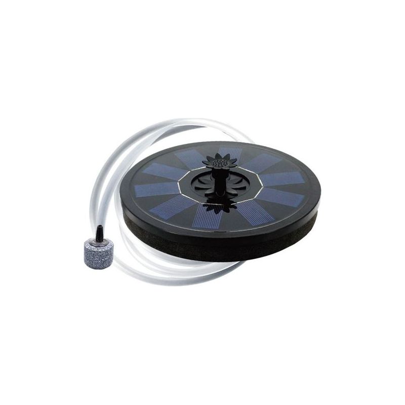 Sauerstoff-schwimmpumpe Für Solar-teichbelüfter Mit Luftschlauch Und Sprudelstein, Schwimmender Sauerstoffgenerator 5v/1.5w Für Fischteich, Springbrunnen, Vogelbad, Gartenteich Oder Brunnen