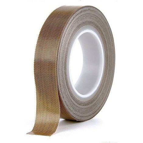 Teflonband (1/2 Zoll X 33 Fuß X 0,18 Mm) Ptfe-band Für Vakuumiergeräte, Manuelle Impulsschweißgeräte, Klebendes Glasfaserband Mit Ptfe-beschichtung