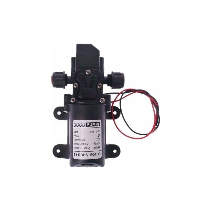 12v Wasserpumpe Für Wohnmobile 60w 6l/min Hochdruck Membran Selbstansaugend