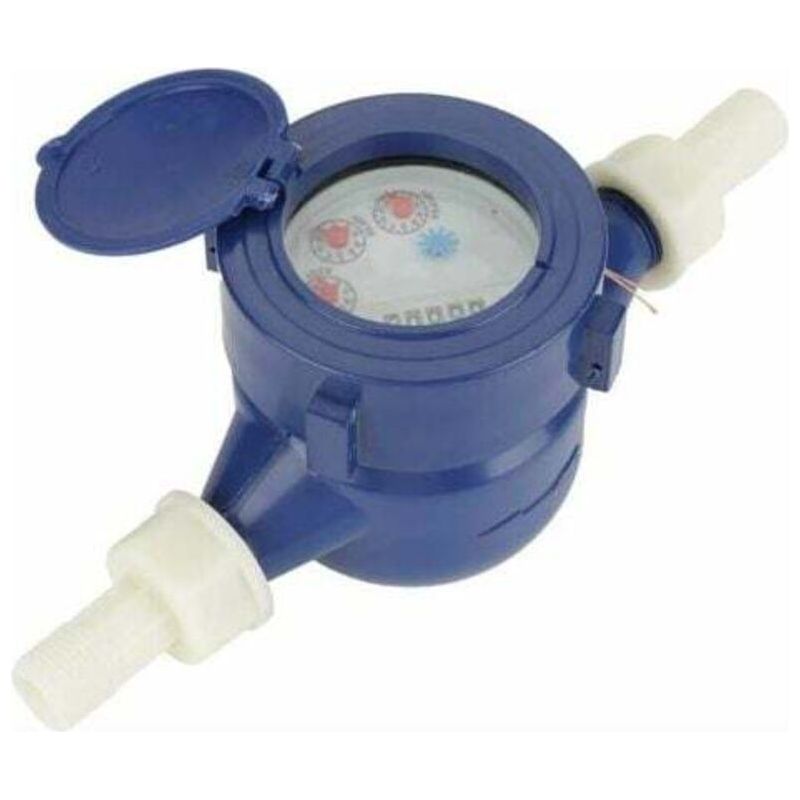 Drehwasserzähler Für Präzise Messung – Korrosionsbeständiges Nylon – Dn15-eingang – Maximaler Durchfluss 2,5 M³/h – Ablesung 0,0001