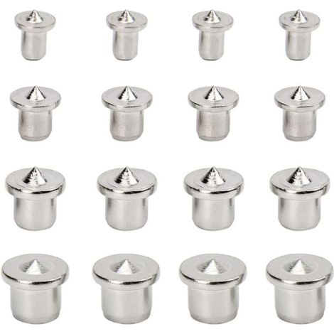 16-teiliges Holz-dübel-zentrierwerkzeug, Zentrierhilfe Für Holzarbeiten, Dübelgrößen 6 Mm, 8 Mm, 10 Mm, 12 Mm (robust)