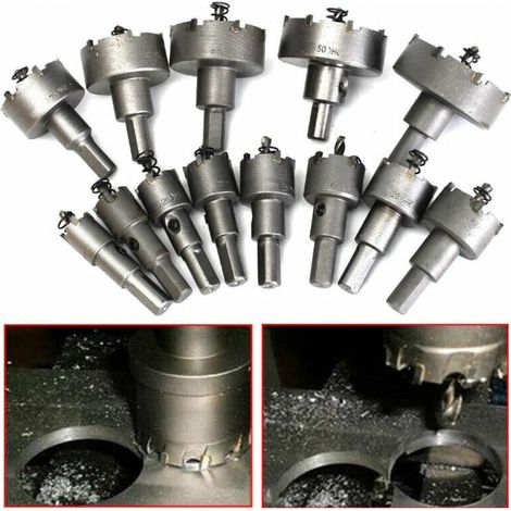 13-teiliges Lochsäge-set, Lochsägenbohrer, 16mm-53mm Aus Edelstahl, Tct-hartmetall-lochsägenbohrer Für Metall, Hardware-werkzeuge, Hartmetall-fräser