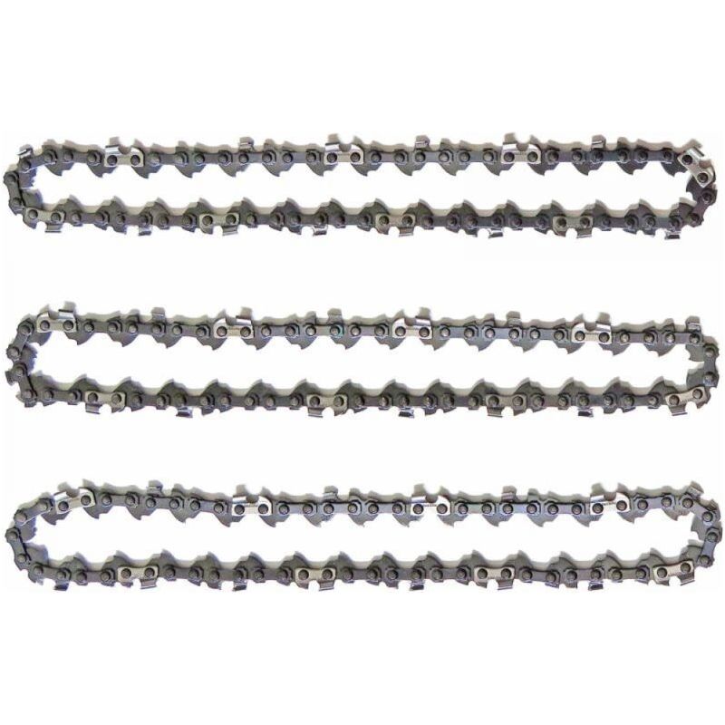 3er-set Hochentaster-ketten 10 Zoll (25 Cm) – 40 Antriebsglieder – Rückschlagarm Für Motorsägen Bis 42 Ccm