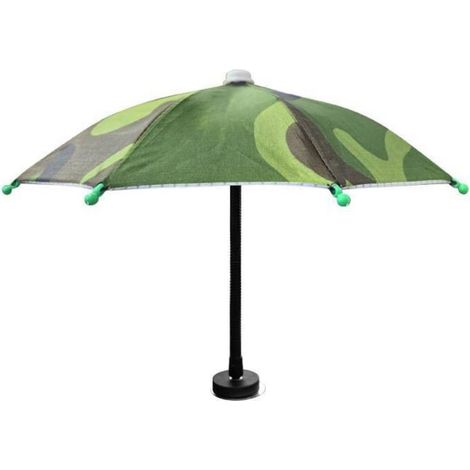 Magnetischer Regenschirm Für Mobiltelefone, Verstellbar Und Faltbar, Ideal Für Strand Und Outdoor (tarnmuster)