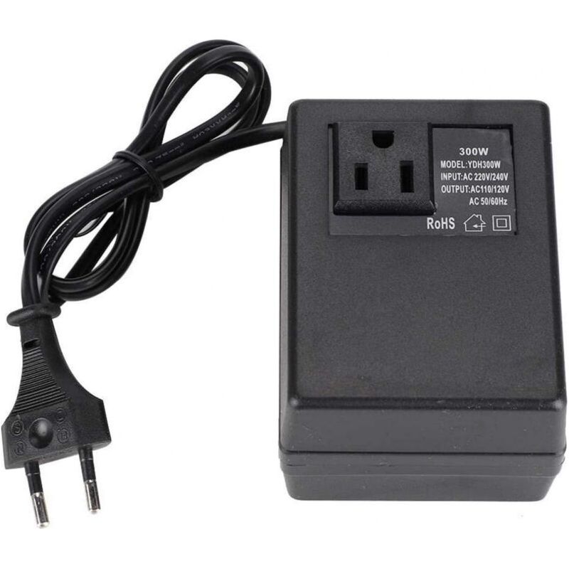 Spannungswandler 220v Auf 110v – Transformator 300w Mit Hitzebeständigkeit – Adapter Für Elektrogeräte – Reise