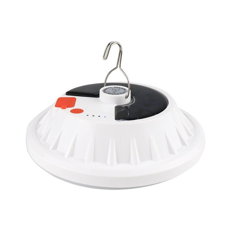 Solarbetriebene, Über Usb Wiederaufladbare Led-campinglampe Mit Fernbedienung, 5 Lichtmodi, Ipx7 Wasserdichte Zeltleuchte