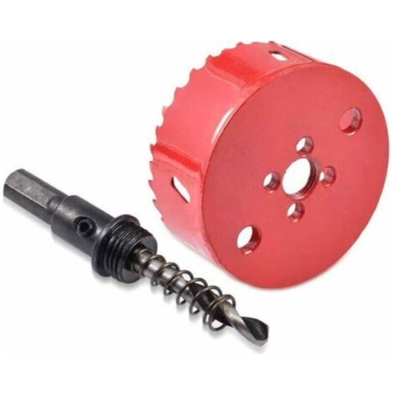 Bimetall-lochsäge 100 Mm – Für Hartholz, Aluminium, Eisen, Kunststoff – Schnitttiefe 25 Mm – Kompatibel Mit Pistolengriff-bohrmaschinen
