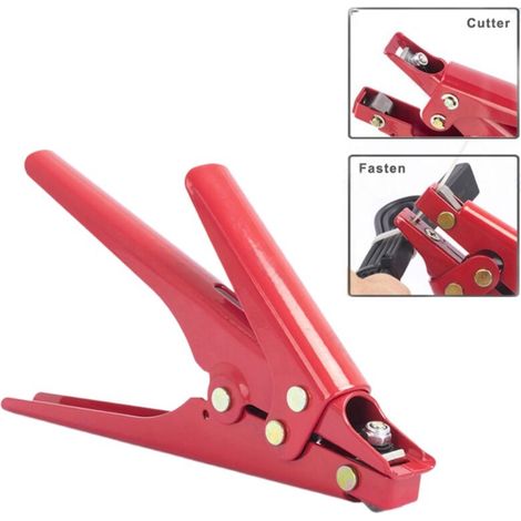 Kabelbinderzange – Automatisches Spannen Und Abschneiden – Hochwertiger Kohlenstoffstahl – Ergonomisches Design Für Hohen Bedienkomfort