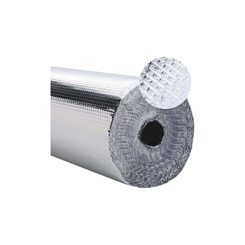 Isolierrolle Aus 5 M X 0,6 M Großem Luftpolsterfolien-material, Aluminium-isoliermaterial Für Heizkörper, Reflektierende Folie Für Heizkörper, Wärmedämmrolle Für Fenster Und Böden