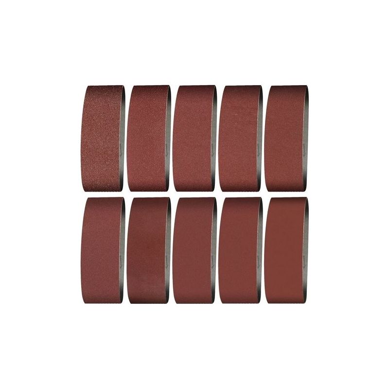 Schleifband 100x915 Mm - Körnung 240/60/80/120/150/240/400, Schleifbänder Für Bandschleifer Zum Schleifen, Polieren Und Entstauben, Ideal Für Holz (12 Stück)