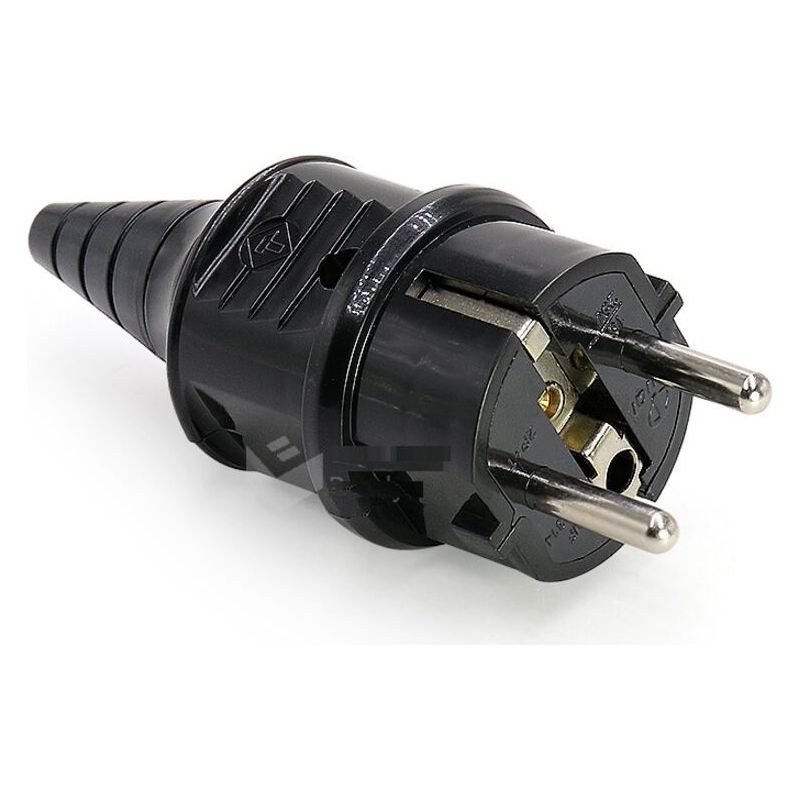 Stecker 250v 16a – Ip44-schutz – Für Kabel 6-16mm – Flammhemmendes Material – 2er-pack