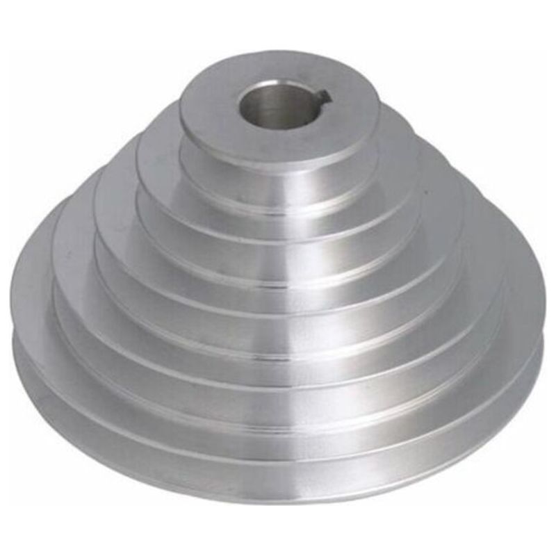Aluminium-riemenscheibe Mit 5 Keilen – Innendurchmesser 19 Mm – Außendurchmesser 54-150 Mm – Für Keilriemen Typ A