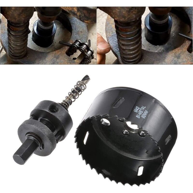 92 Mm Hss-lochsäge Für Holz, Kunststoff, Trockenbau, Faserplatten Und Dünnes Metall
