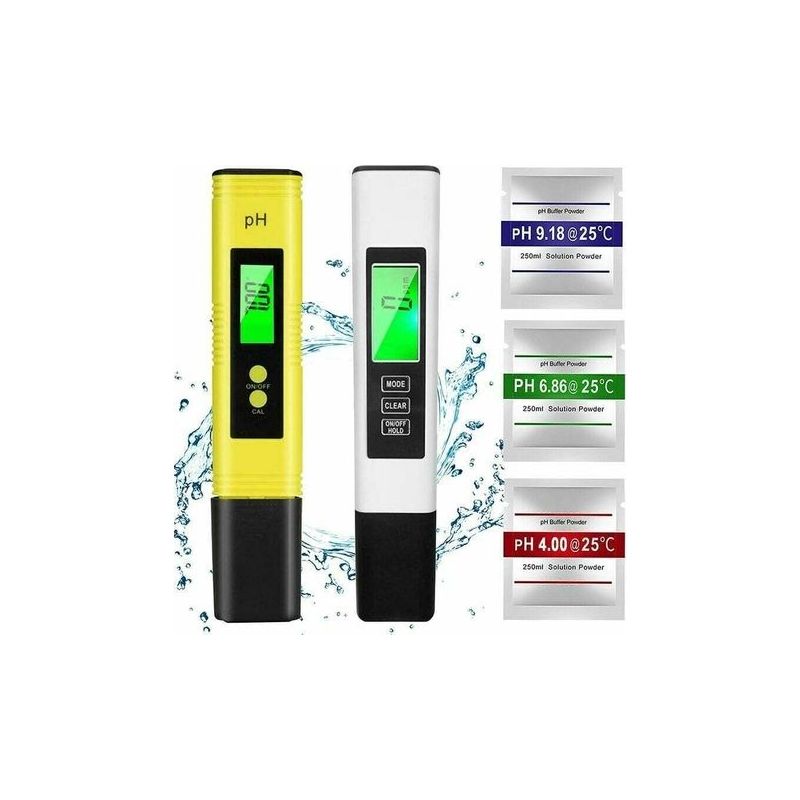 4-in-1 Ph-wassertester Mit Tds-, Ec- Und Temperaturmessung, Lcd-bildschirm, Automatischer Kalibrierung Für Pool Und Aquarium