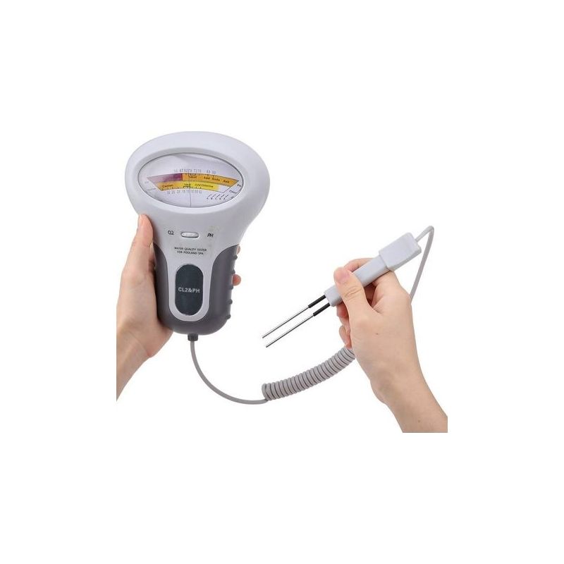 Multifunktionaler Digitaler Lcd-tester, Pc-102b Cl2 - Ph-chlortester Für Pool Und Spa, Wasserqualitätsanalysator Mit Digitaler Sondentestvorrichtung Für Ph-wert