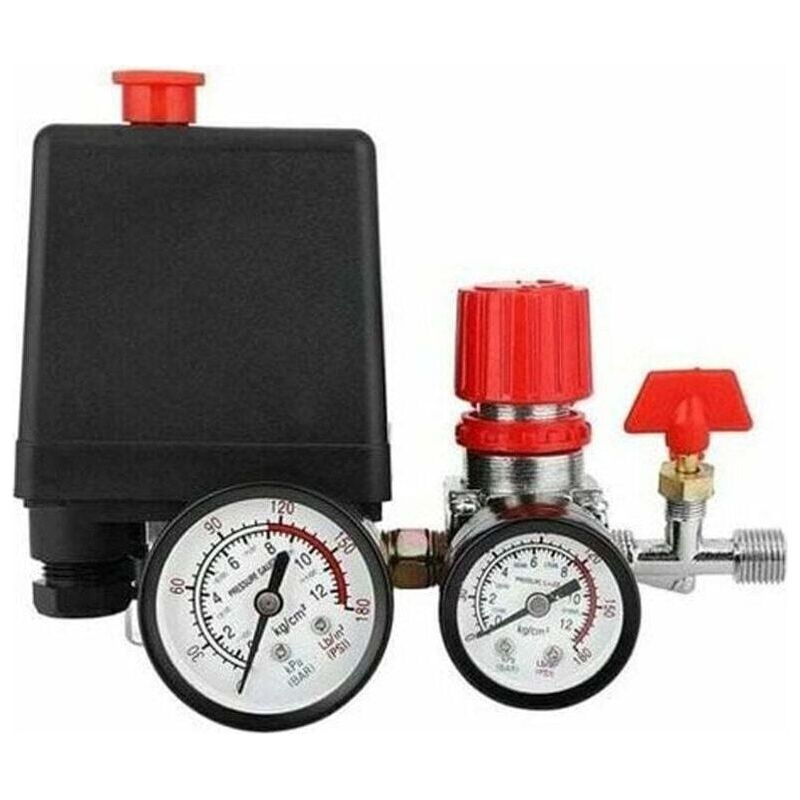 Luftkompressor 0,8 Mpa Mit Manometer – Luftdurchsatz Um 30 % Höher – Kolbenmechanismus – 220v 16a – Hohe Messgenauigkeit