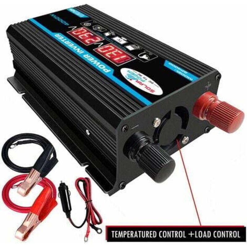12v Auf 220v Wechselrichter, Reine Sinuswelle, 4000w – Wechselrichter Mit Reiner Sinuswelle – Fernbedienung Und 2 Ac-steckdosen Für Wohnmobile Und Lkw