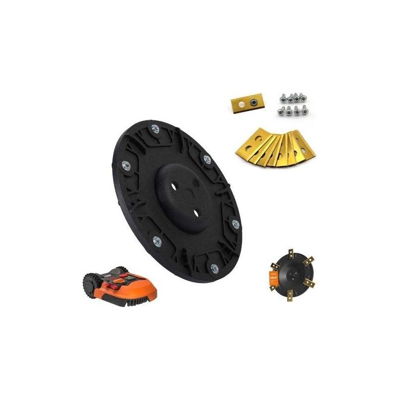 Ersatzmesser-scheibe Für Mähroboter – 6er Pack – Verstärktes Polypropylen – Kompatibel Mit Worx, Landxcape, Kress, Einhell