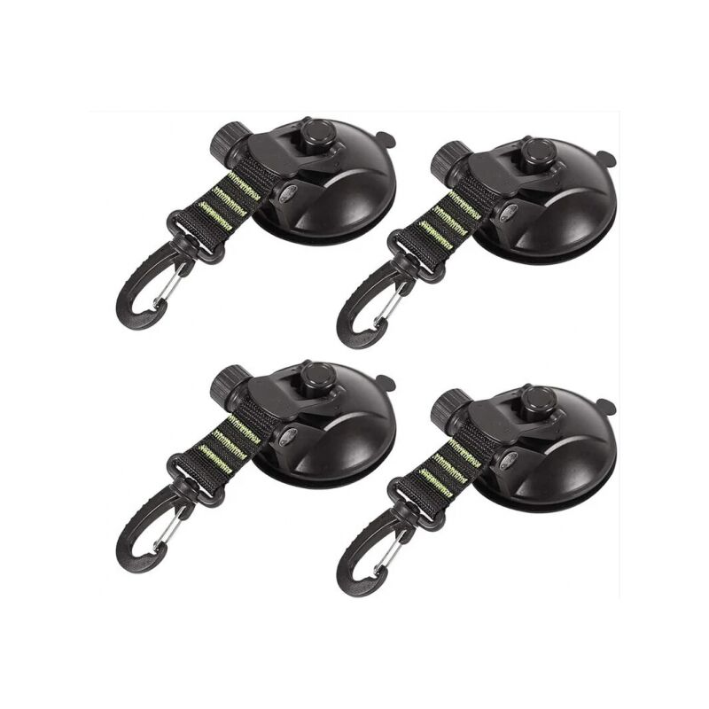 4er-pack Saugnapf-befestigungen – Saugnapfbefestigung Für Auto Und Camping – Maximale Tragkraft 10 Kg – Klebende Gel-basis