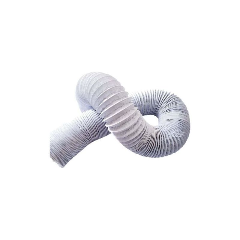 Pvc-flexibles Abluftrohr 80mm X 10m Für Lüftung, Klimaanlage, Wäschetrockner Und Dunstabzugshaube