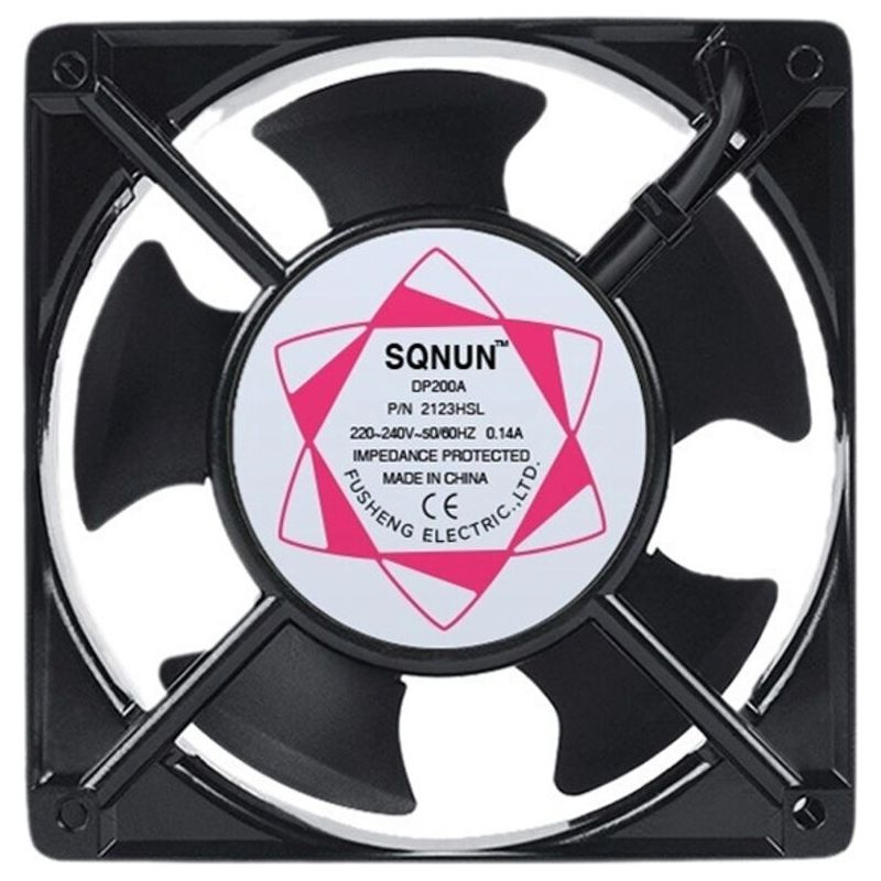 Hochtemperatur-axialventilator 120 X 120 X 38 Mm – Leise Metallflügel – Optimiert Die Warmluftzirkulation – Kompatibel Mit Öfen Und Heizkesseln