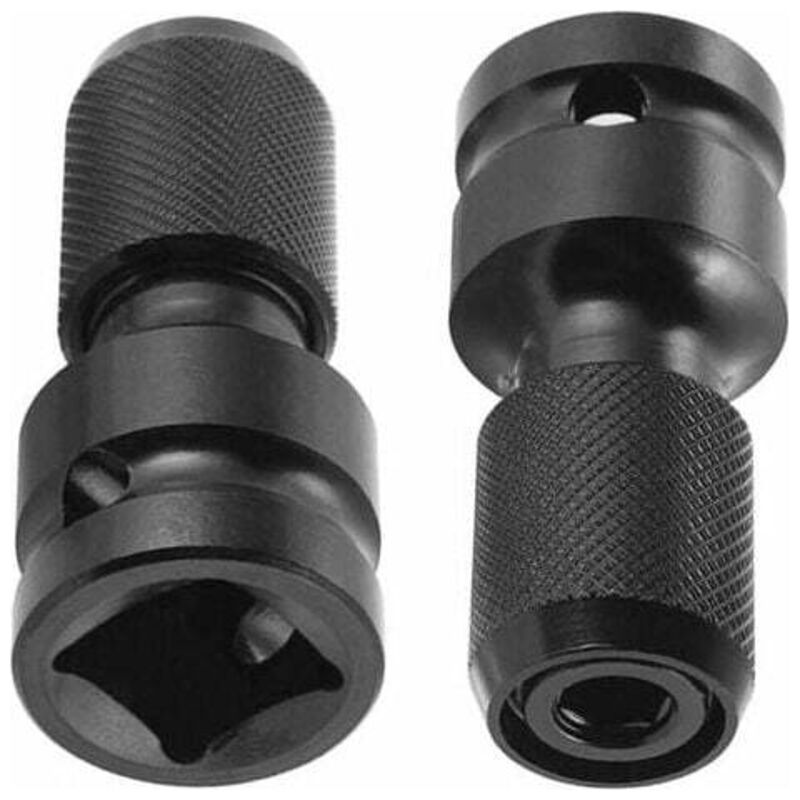 1/2" Auf 1/4" Stecknussadapter – Schnellwechsel-umwandler Für Schlagratschenschlüssel – 2-teiliges Set Aus Langlebiger Legierung
