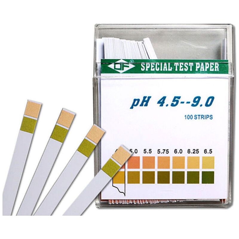 Ph-teststreifen, 100 Stück, Lackmus-testpapier, Messbereich 4,5–9, Universelles Indikatorpapier, Säuretest Für Aquarien, Trinkwasser
