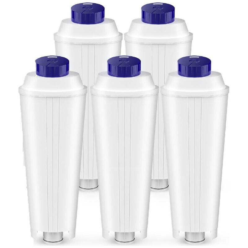 5 Stück Wasserfilter, Kompatibel Mit Kaffeemaschinen Dlsc002, Ecam, Etam, Ec680, Ec800 Serie, Kaffeefilter, Entkalker-wasserfilter, Zur Wasserenthärtung Und Kalkreduzierung