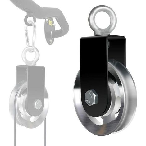 Heberolle, 88 Mm Seilrolle Mit U-halterung, Heberad Für Diy-kabelmaschinen Und Metallseile