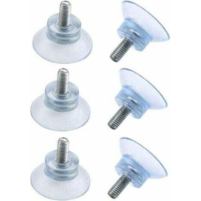 Candyse Saugnäpfe Ø 30 Mm Mit M6x15mm Gewinde, 6 Stück