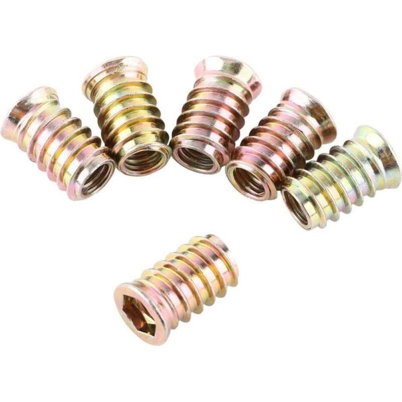 Packung Mit 20 Stück M10 Sechskantmuttern, Gewindeeinsatz-muttern Sortiment (m10x25mm)
