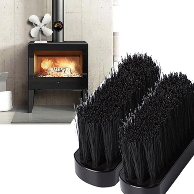 Reinigungsbürste 60 Mm – 2er-pack – Kokosborsten Für Kamin – Effektive Und Langlebige Reinigung