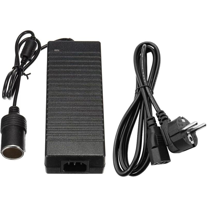 220v Auf 12v Spannungswandler 120w – Netzadapter 10a Für Elektrogeräte – 1m Kabel – Stecker 5,5/2,1mm