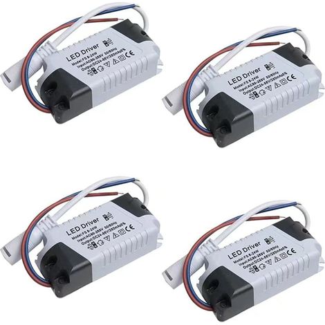 4er-set Led-treiber 8–24 W, Dimmbare Stromversorgung, Wasserdichter Transformator Für Led-beleuchtung