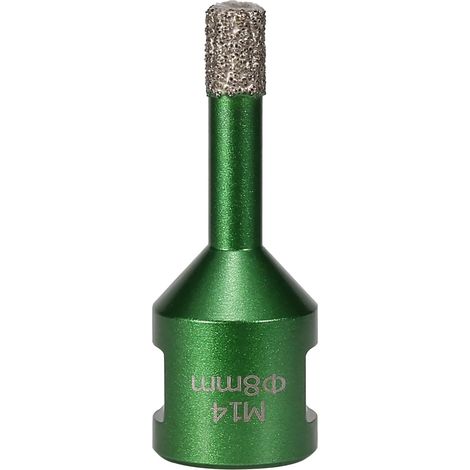 Trockenbohrkrone Für Fliesen - 8 Mm - M14-gewindeanschluss - Für Mauerwerk - Für Fliesen, Marmor, Granit, Porzellan, Beton Und Quarzstein