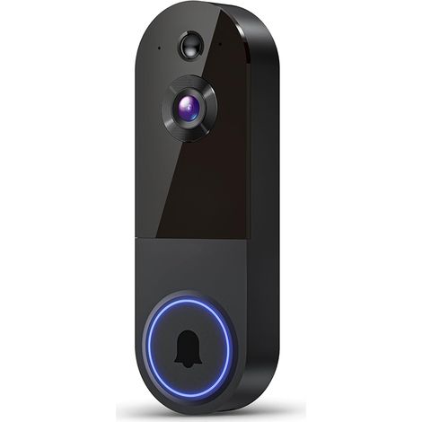 Kabellose Video-türklingel, Nur Kompatibel Mit 2,4-ghz-wi-fi, Intelligente Ki-gestützte Personenerkennung, Bidirektionale Kommunikation.